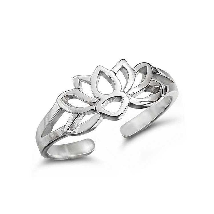 Sterling Silver Lotus Flower Ring – Dandy Rocks Jewellery